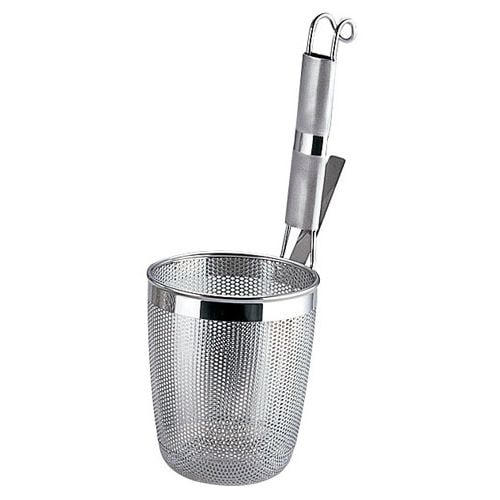 UK18−8パイプ柄パンチング丸底うどんてぼ S