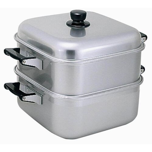 アルマイト角型蒸器 30cm 一重