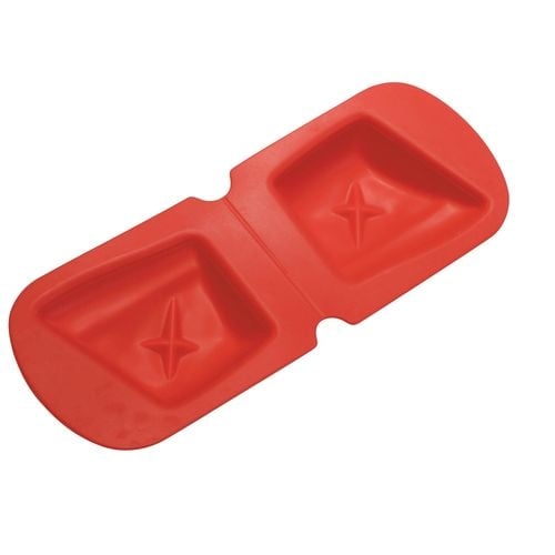 ソフト食シリコン型 魚型 AS−R レッド