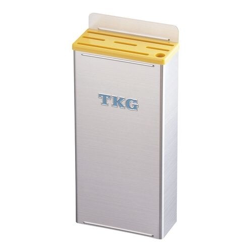 STプラ板付カラーナイフラック 小 Bタイプ 黄