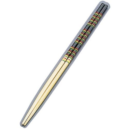 竹製 歌舞伎菜箸 黒 39cm