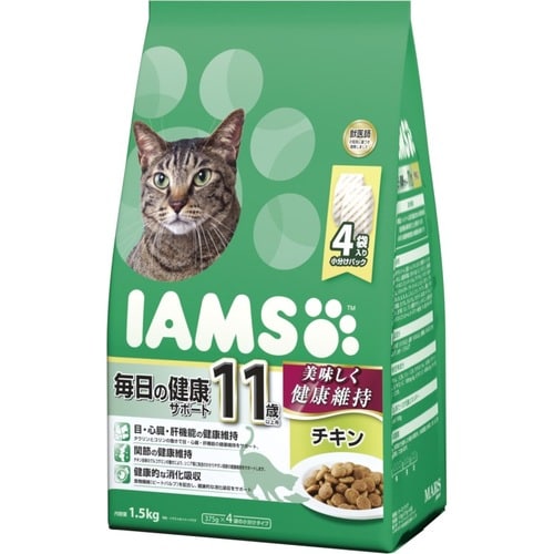アイムス猫11歳+毎日の健康チキン1.5kg