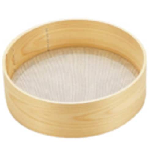 木枠粉フルイ 中目(24メッシュ) 8寸