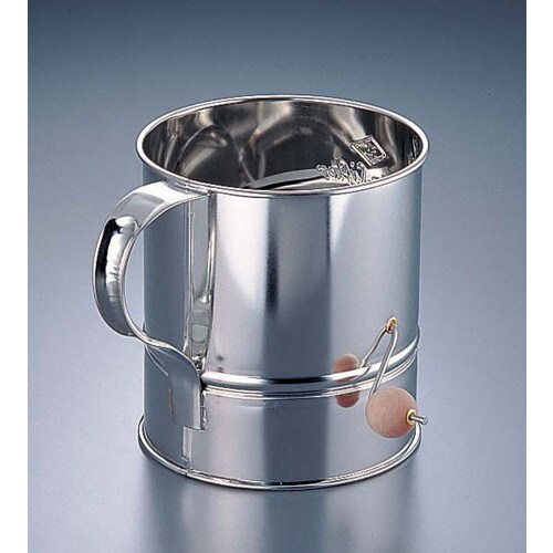 ブリキ回転粉フルイ