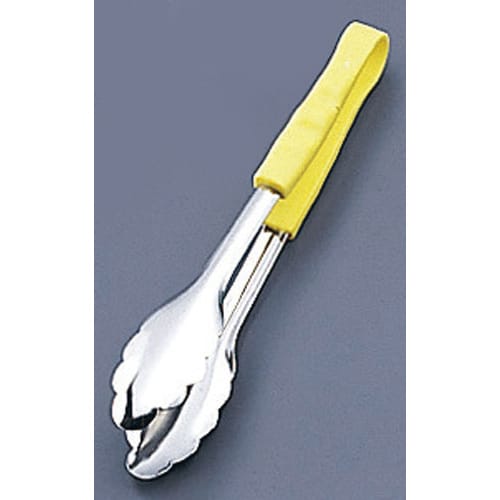 抗菌PPハンドル カラー万能トング 大 イエロー