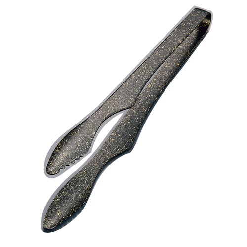 TKG18−0和 惣菜トング 黒金 24cm
