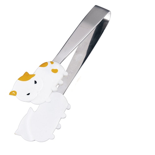 18−0ブサかわにゃんこトング 白たま