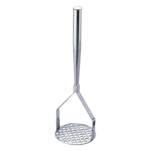 18−8パイプ柄業務用ポテトマッシャー 小