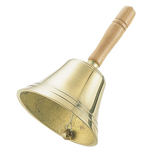 真鍮 手振鈴 12.5cm