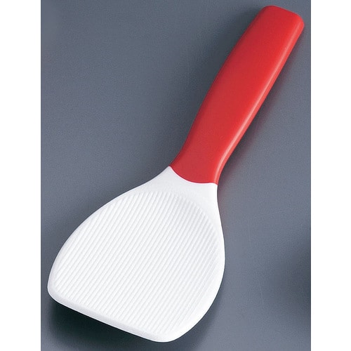 抗菌 魔法のおしゃもじさん(溝付)19cm レッド