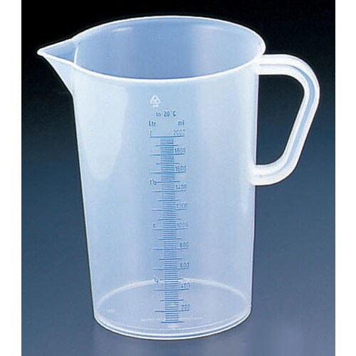 ドイツ製メジャーカップ(ポリプロピレン) 5L