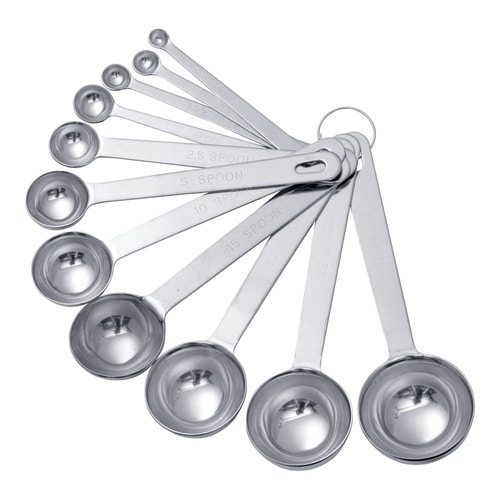 18−8極厚計量スプーン 11本組