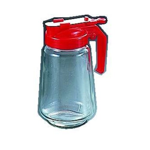 ガラス製 焼肉タレ入 250cc 赤