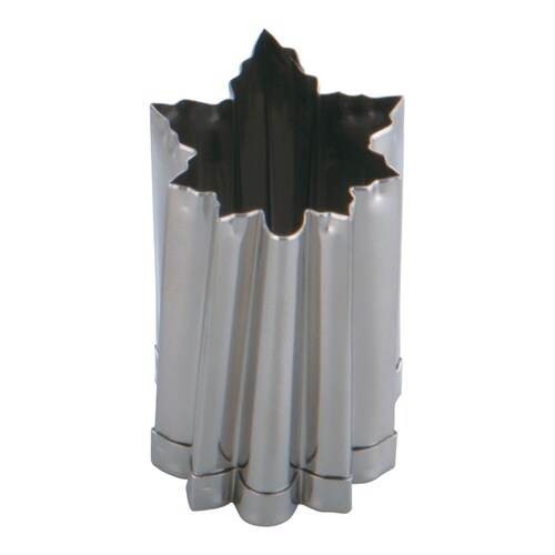 SA18−8手造り業務用抜型 ギザ紅葉 大 (D)