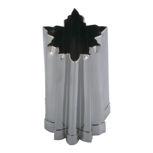 SA18−8手造り業務用抜型 ギザ紅葉 中 (C)