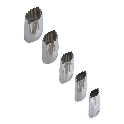 SA18−8手造り業務用抜型(5ヶ組) 木の葉