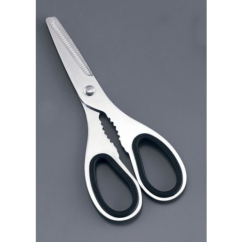 ステンレス 安全キッチンバサミ ブラック