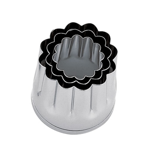 SA18−8本職用厚口抜型 菊  (3ヶ入)