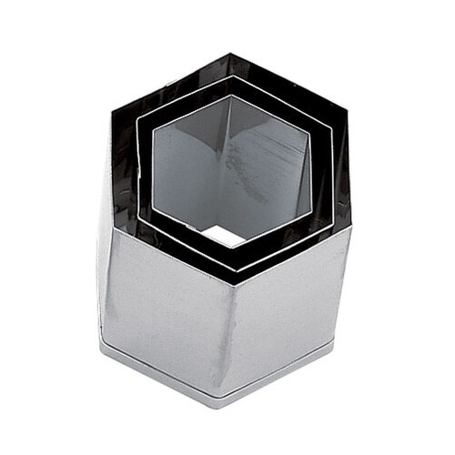 SA18−8本職用厚口抜型 亀甲  (3ヶ入)