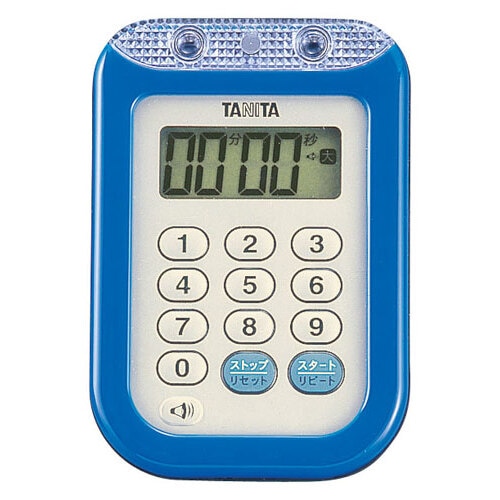 大音量タイマー100分計 TD−377 ブルー