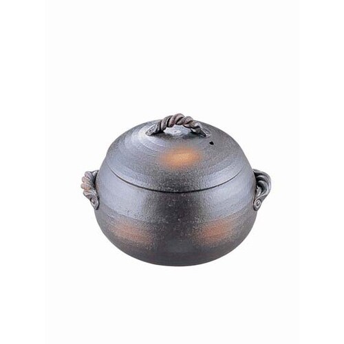 栗型ごはん炊き 黒 44−12−SL 小(3合炊)