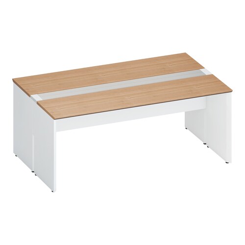 ワークヴィスタ+両面開閉式W180D60白脚M