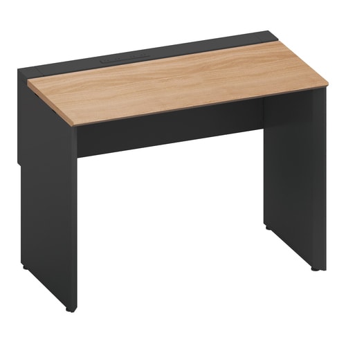 ワークヴィスタ+片面固定式W100D60黒脚M