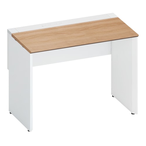 ワークヴィスタ+片面固定式W100D60白脚M