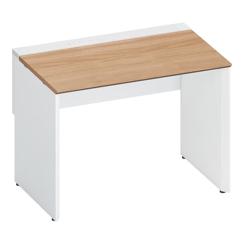 ワークヴィスタ+片面固定式W100D70白脚M