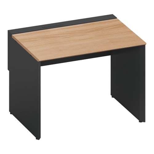 ワークヴィスタ+片面固定式W100D80黒脚M