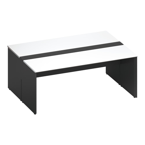 ワークヴィスタ+両面開閉式W180D70黒脚W