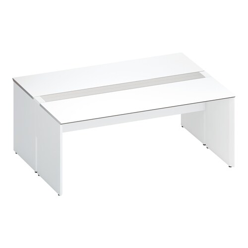 ワークヴィスタ+両面開閉式W180D70白脚W