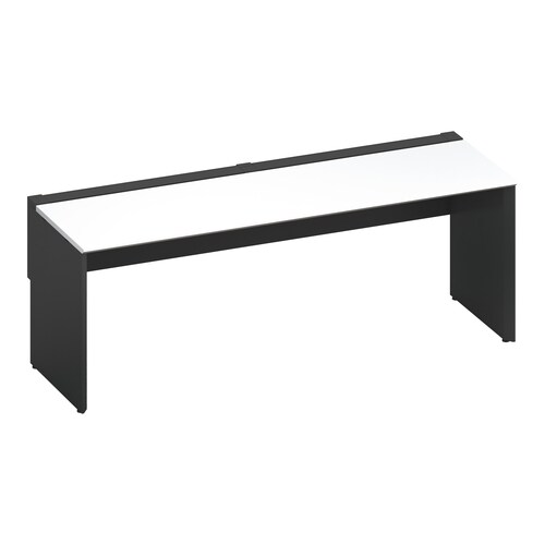 ワークヴィスタ+片面開閉式W200D70黒脚W