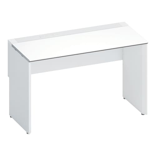 ワークヴィスタ+片面固定式W120D60白脚W