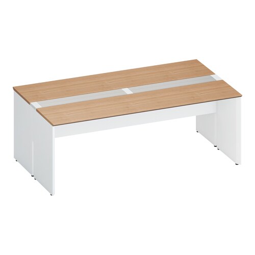 ワークヴィスタ+両面開閉式W200D60白脚M