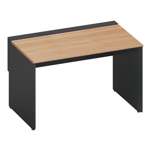 ワークヴィスタ+片面固定式W120D80黒脚M