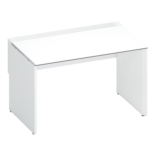 ワークヴィスタ+片面固定式W120D80白脚W