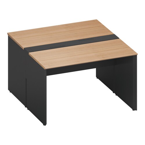 ワークヴィスタ+両面固定式W120D70黒脚M