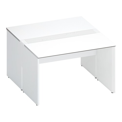 ワークヴィスタ+両面固定式W120D70白脚W