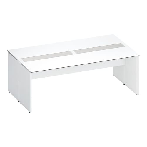 ワークヴィスタ+両面開閉式W200D60白脚W