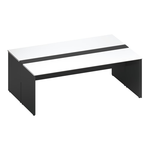 ワークヴィスタ+両面開閉式W200D70黒脚W