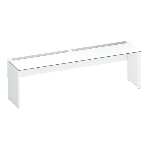 ワークヴィスタ+片面開閉式W240D60白脚W