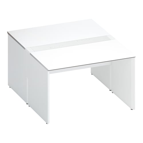 ワークヴィスタ+両面固定式W120D80白脚W