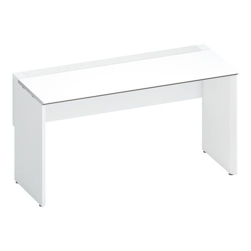 ワークヴィスタ+片面固定式W140D60白脚W