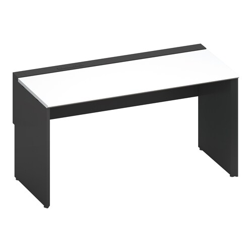 ワークヴィスタ+片面固定式W140D70黒脚W