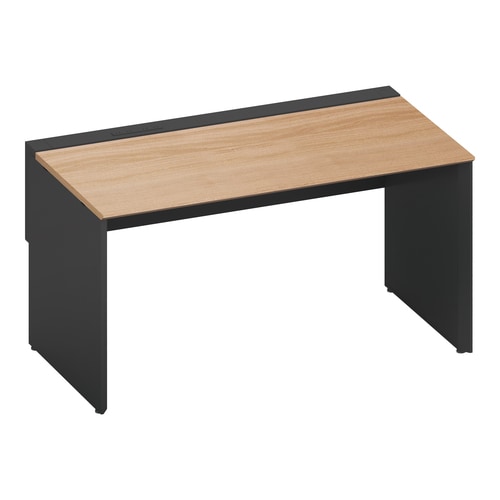 ワークヴィスタ+片面固定式W140D80黒脚M