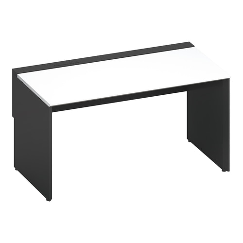 ワークヴィスタ+片面固定式W140D80黒脚W