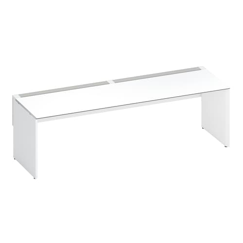 ワークヴィスタ+片面開閉式W240D80白脚W