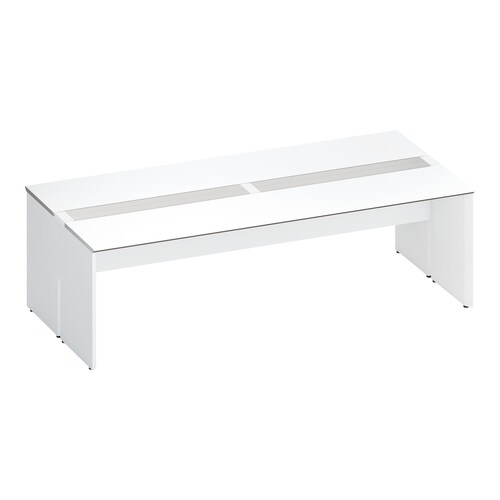 ワークヴィスタ+両面開閉式W240D60白脚W