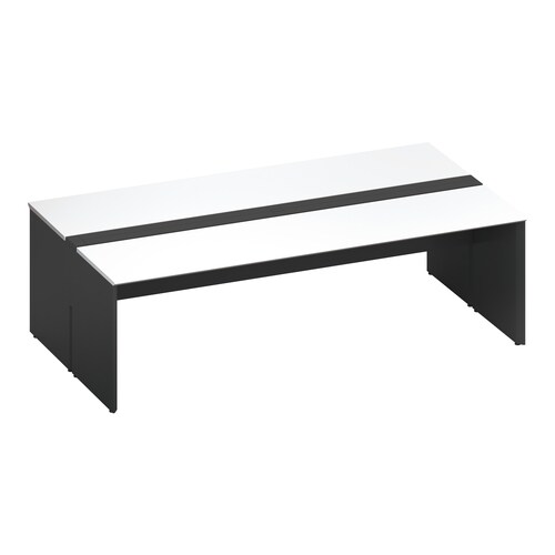 ワークヴィスタ+両面開閉式W240D70黒脚W